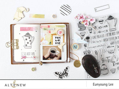 Stamp & Die & Stencil Bundle Tea Time