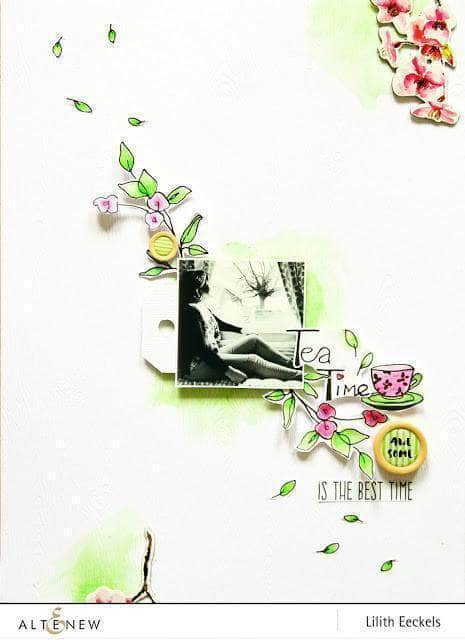 Stamp & Die & Stencil Bundle Tea Time