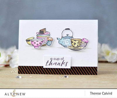 Stamp & Die & Stencil Bundle Tea Time