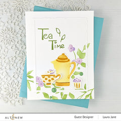 Stamp & Die & Stencil Bundle Tea Time