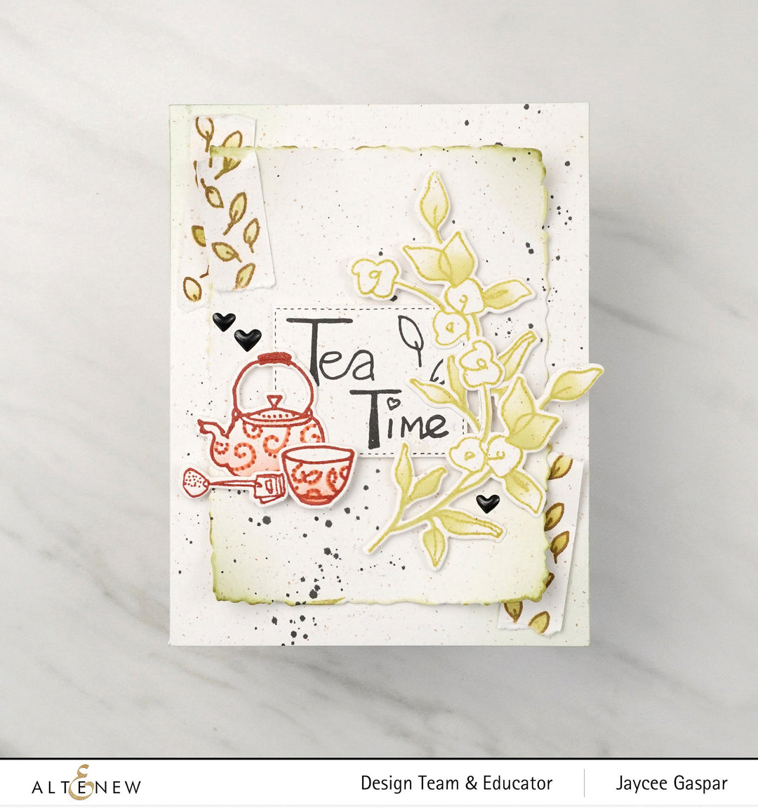 Stamp & Die & Stencil Bundle Tea Time