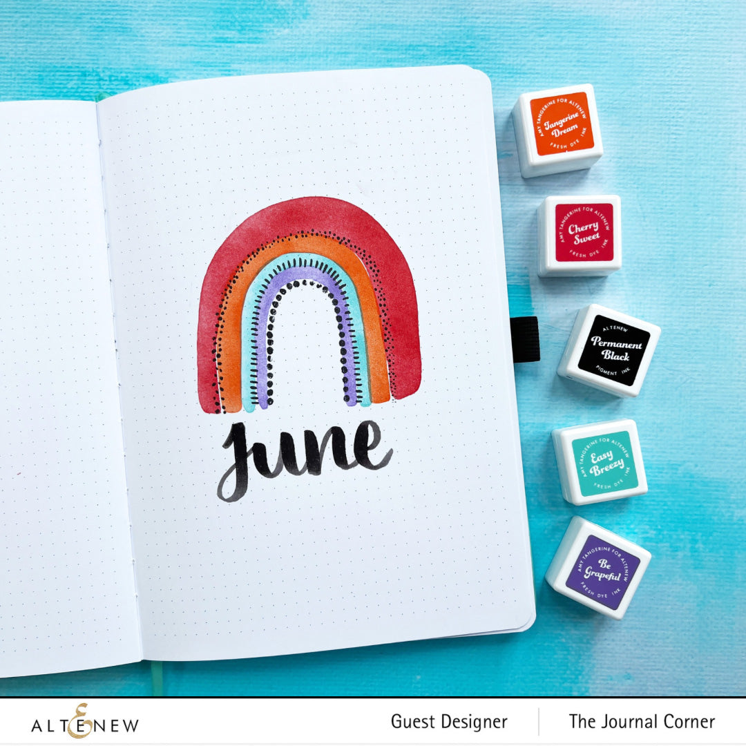Stamp & Die & Stencil Bundle Through the Rainbow