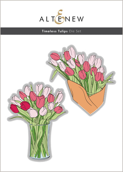 Stamp & Die & Stencil Bundle Timeless Tulips Stamp & Die & Stencil Bundle