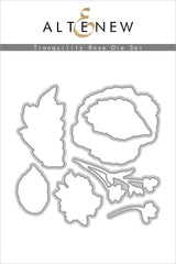 Stamp & Die & Stencil Bundle Tranquility Rose