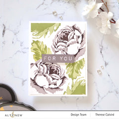 Stamp & Die & Stencil Bundle Tranquility Rose