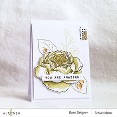 Stamp & Die & Stencil Bundle Tranquility Rose