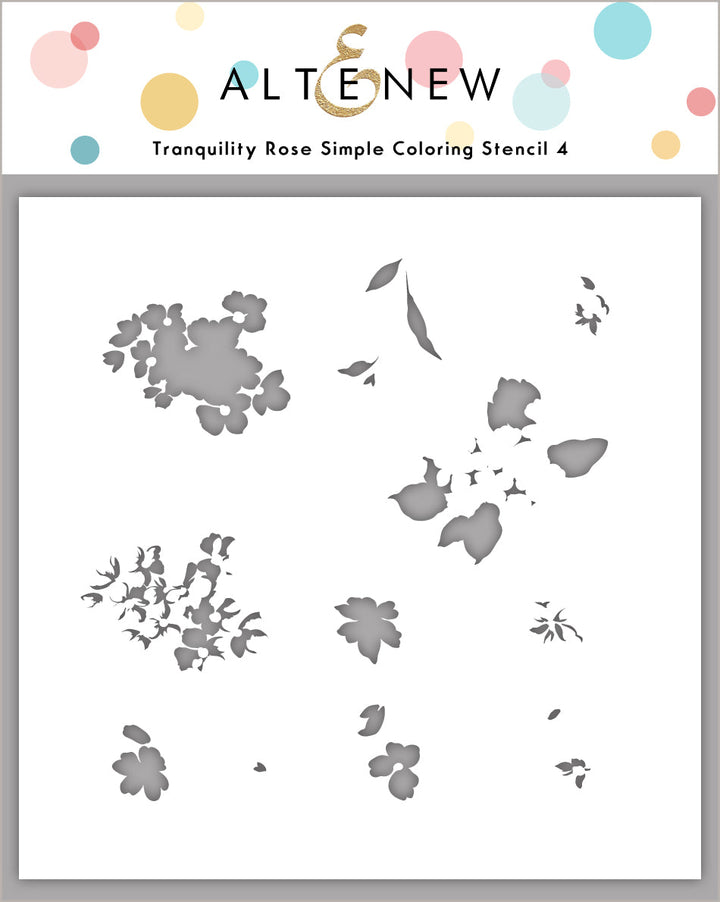 Stamp & Die & Stencil Bundle Tranquility Rose