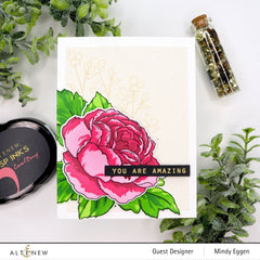 Stamp & Die & Stencil Bundle Tranquility Rose