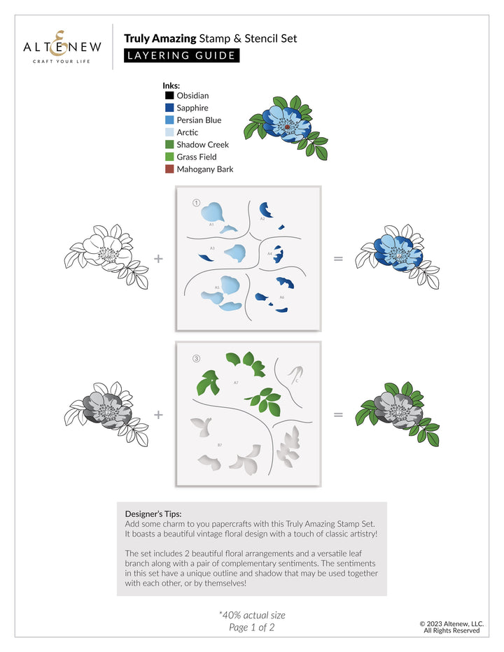 Stamp & Die & Stencil Bundle Truly Amazing