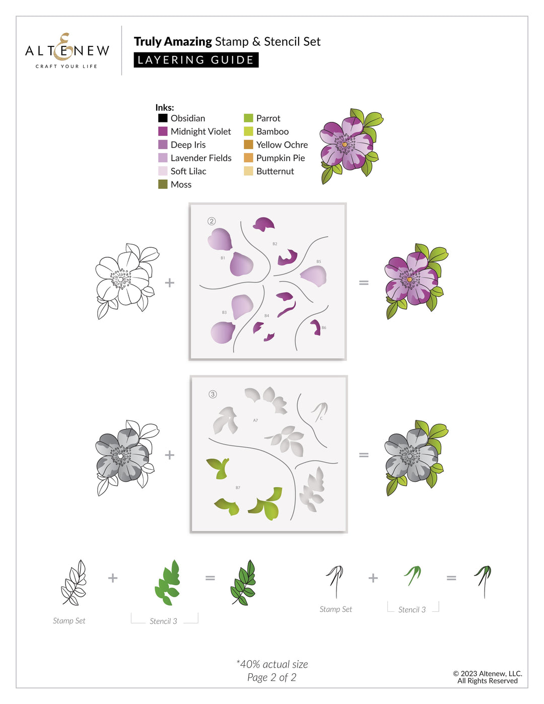 Stamp & Die & Stencil Bundle Truly Amazing