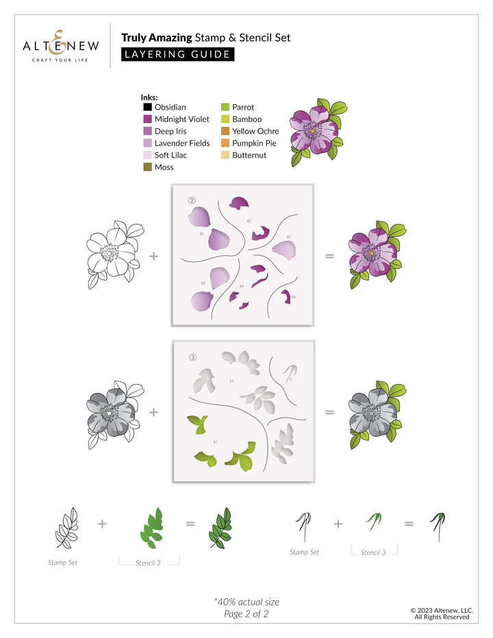 Stamp & Die & Stencil Bundle Truly Amazing