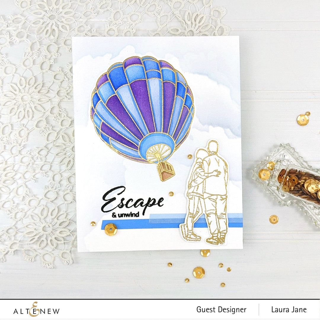 Stamp & Die & Stencil Bundle Up & Away