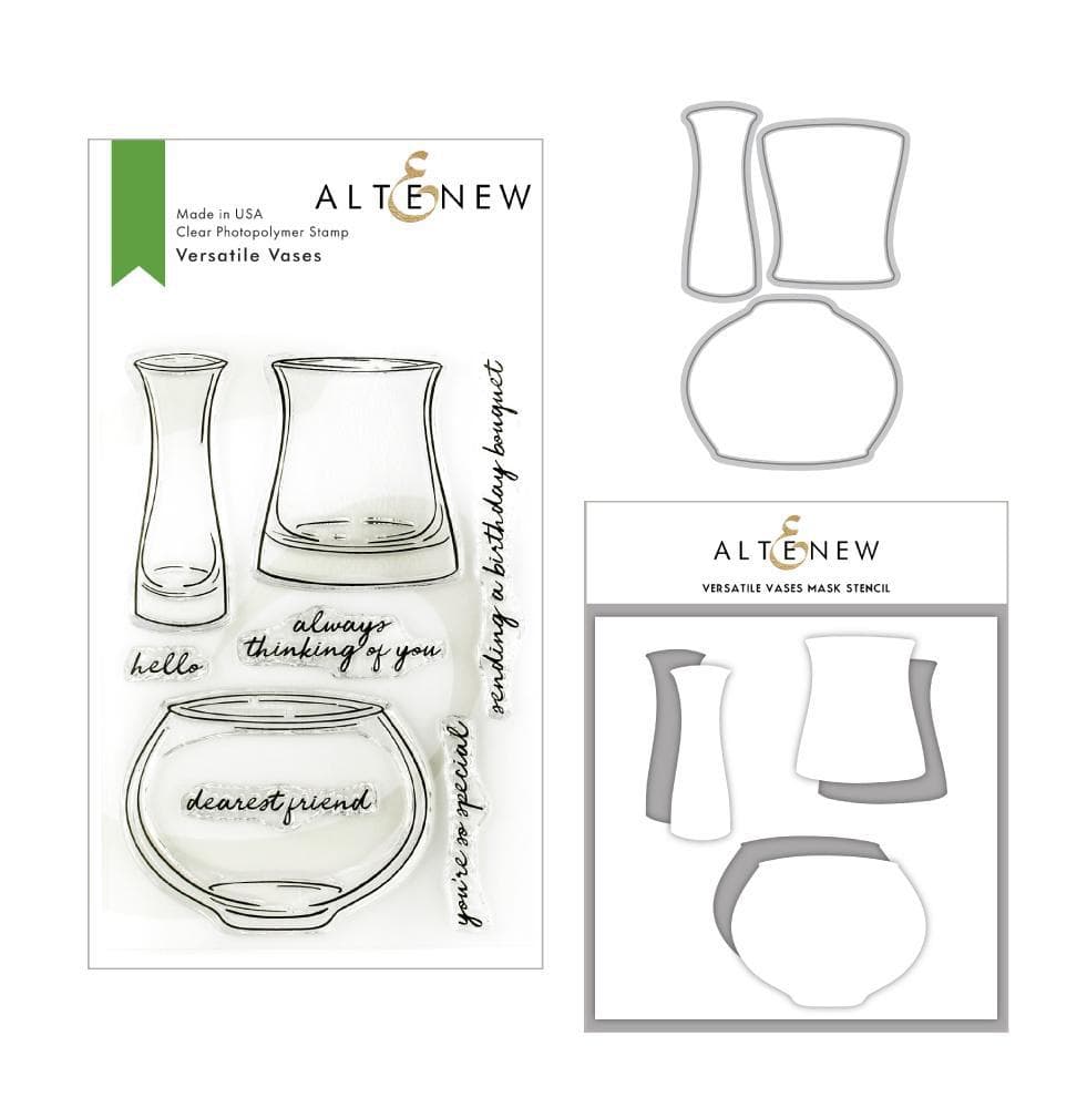 Stamp & Die & Stencil Bundle Versatile Vases