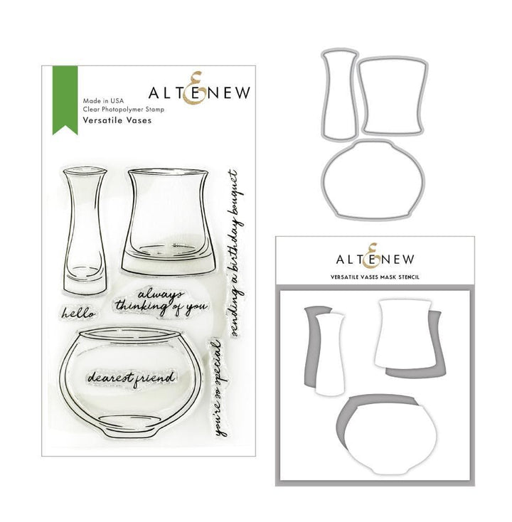 Stamp & Die & Stencil Bundle Versatile Vases