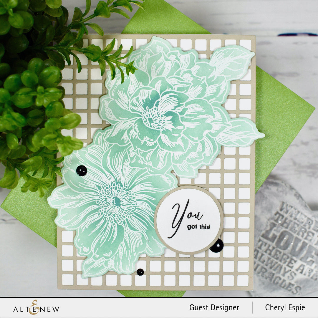 Stamp & Die & Stencil Bundle Vintage Garden
