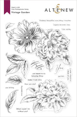 Stamp & Die & Stencil Bundle Vintage Garden