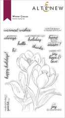Stamp & Die & Stencil Bundle Winter Crocus
