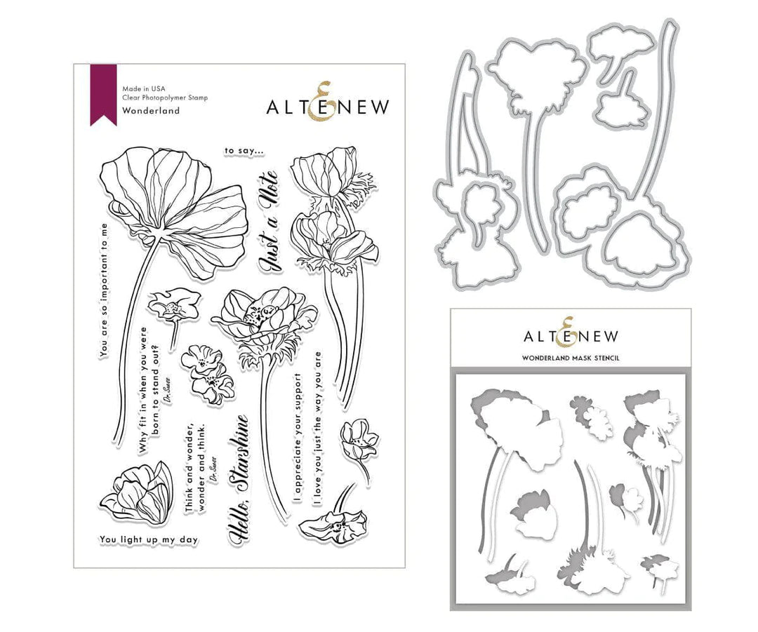 Stamp & Die & Stencil Bundle Wonderland