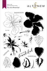 Stamp & Die & Stencil Bundle You Are Beautiful
