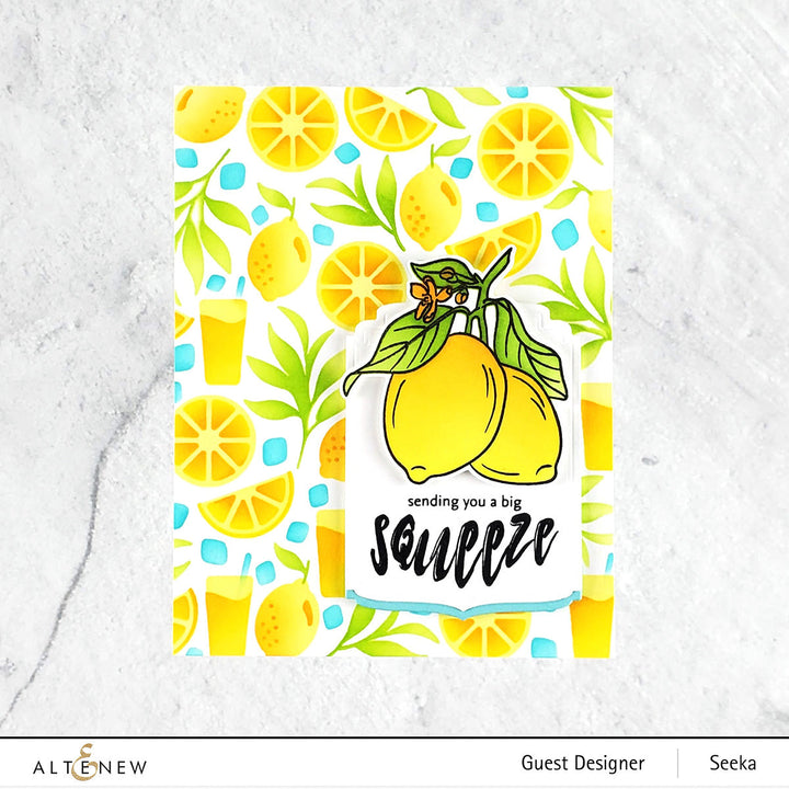 Stamp & Die & Stencil Bundle Zesty Life