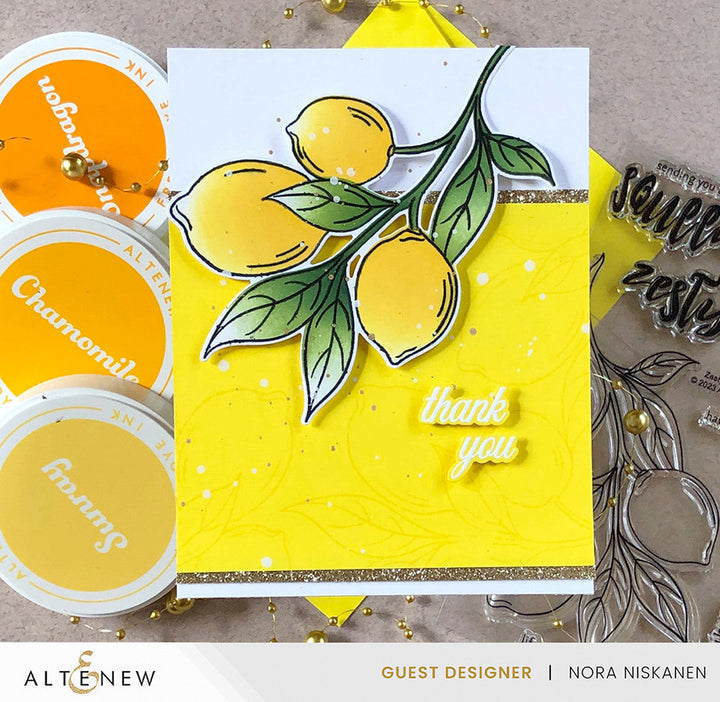 Stamp & Die & Stencil Bundle Zesty Life