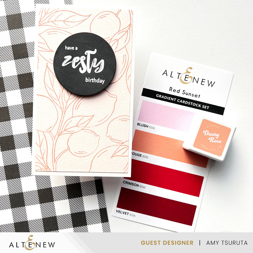 Stamp & Die & Stencil Bundle Zesty Life