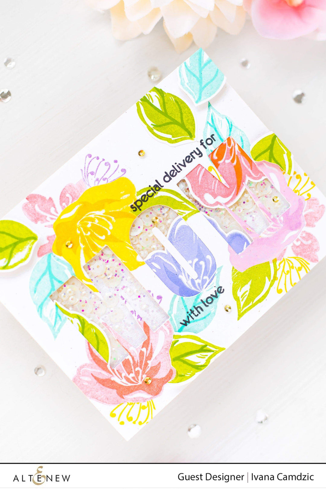 Stamp & Die & Stencil Bundle Zig Zag Floral