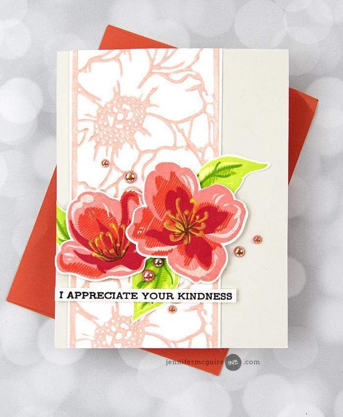 Stamp & Die & Stencil Bundle Zig Zag Floral