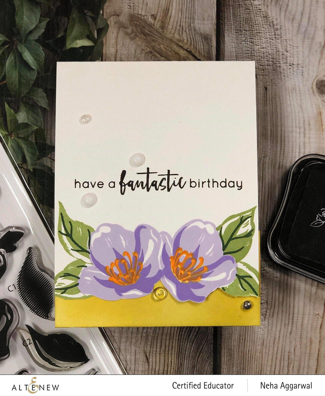 Stamp & Die & Stencil Bundle Zig Zag Floral