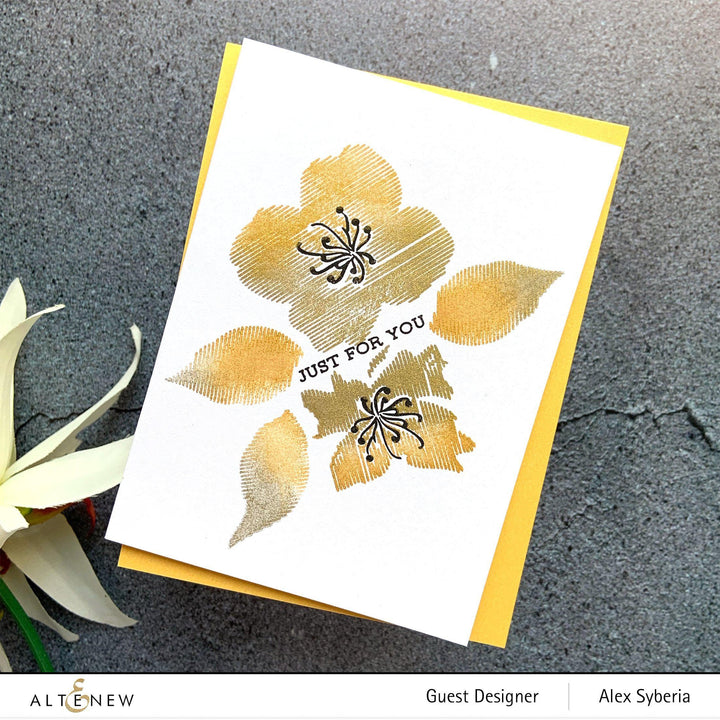 Stamp & Die & Stencil Bundle Zig Zag Floral