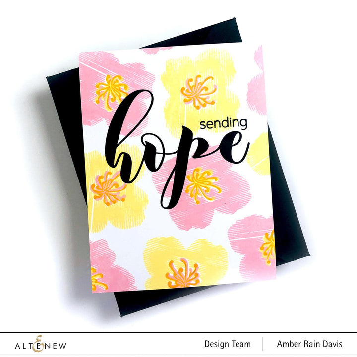 Stamp & Die & Stencil Bundle Zig Zag Floral