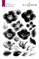 Stamp & Die & Stencil Bundle Zig Zag Floral