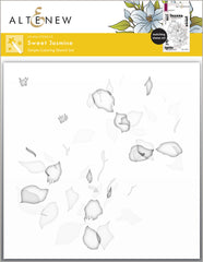 Stamp & Die & Stencil & Embossing Folder & Betterpress Plate Bundle Sweet Jasmine