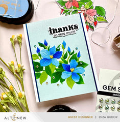 Stamp & Die & Stencil & Embossing Folder & Betterpress Plate Bundle Sweet Jasmine