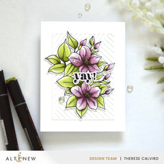 Stamp & Die & Stencil & Embossing Folder & Betterpress Plate Bundle Sweet Jasmine