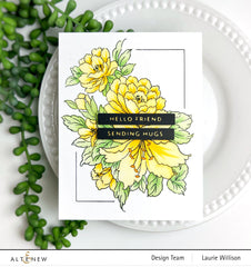 Stamp & Die & Stencil & Embossing Folder Bundle Bold Bouquet