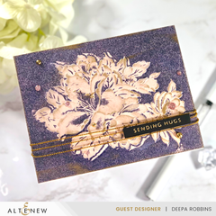Stamp & Die & Stencil & Embossing Folder Bundle Bold Bouquet