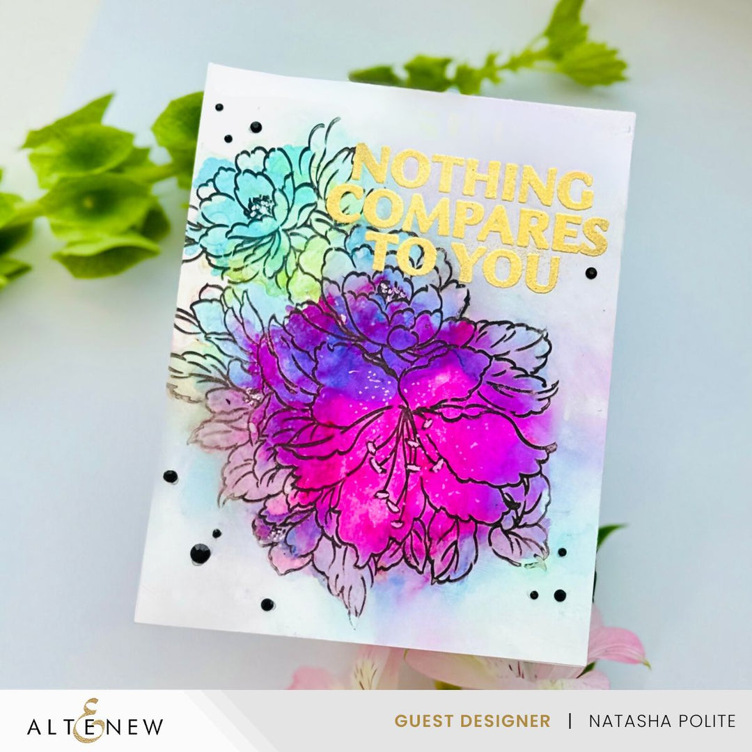 Stamp & Die & Stencil & Embossing Folder Bundle Bold Bouquet