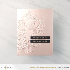 Stamp & Die & Stencil & Embossing Folder Bundle Bold Bouquet