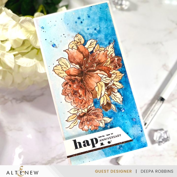 Stamp & Die & Stencil & Embossing Folder Bundle Bold Bouquet