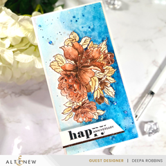 Stamp & Die & Stencil & Embossing Folder Bundle Bold Bouquet