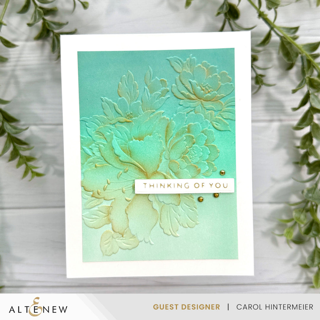 Stamp & Die & Stencil & Embossing Folder Bundle Bold Bouquet