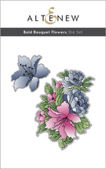 Stamp & Die & Stencil & Embossing Folder Bundle Bold Bouquet