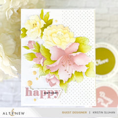 Stamp & Die & Stencil & Embossing Folder Bundle Bold Bouquet