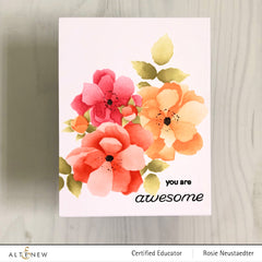 Stamp & Die & Stencil & Embossing Folder Bundle Fairy Tale Florals