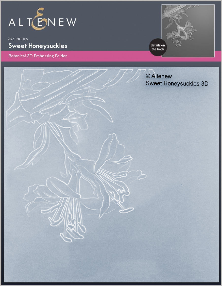 Stamp & Die & Stencil & Embossing Folder Bundle Happy Hummingbird