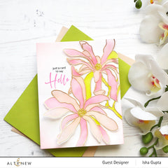 Stamp & Die & Stencil & Embossing Folder Bundle Magnolia Ballerina