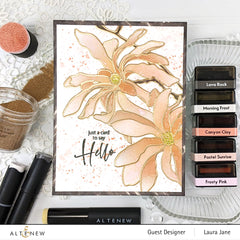 Stamp & Die & Stencil & Embossing Folder Bundle Magnolia Ballerina