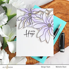 Stamp & Die & Stencil & Embossing Folder Bundle Magnolia Ballerina