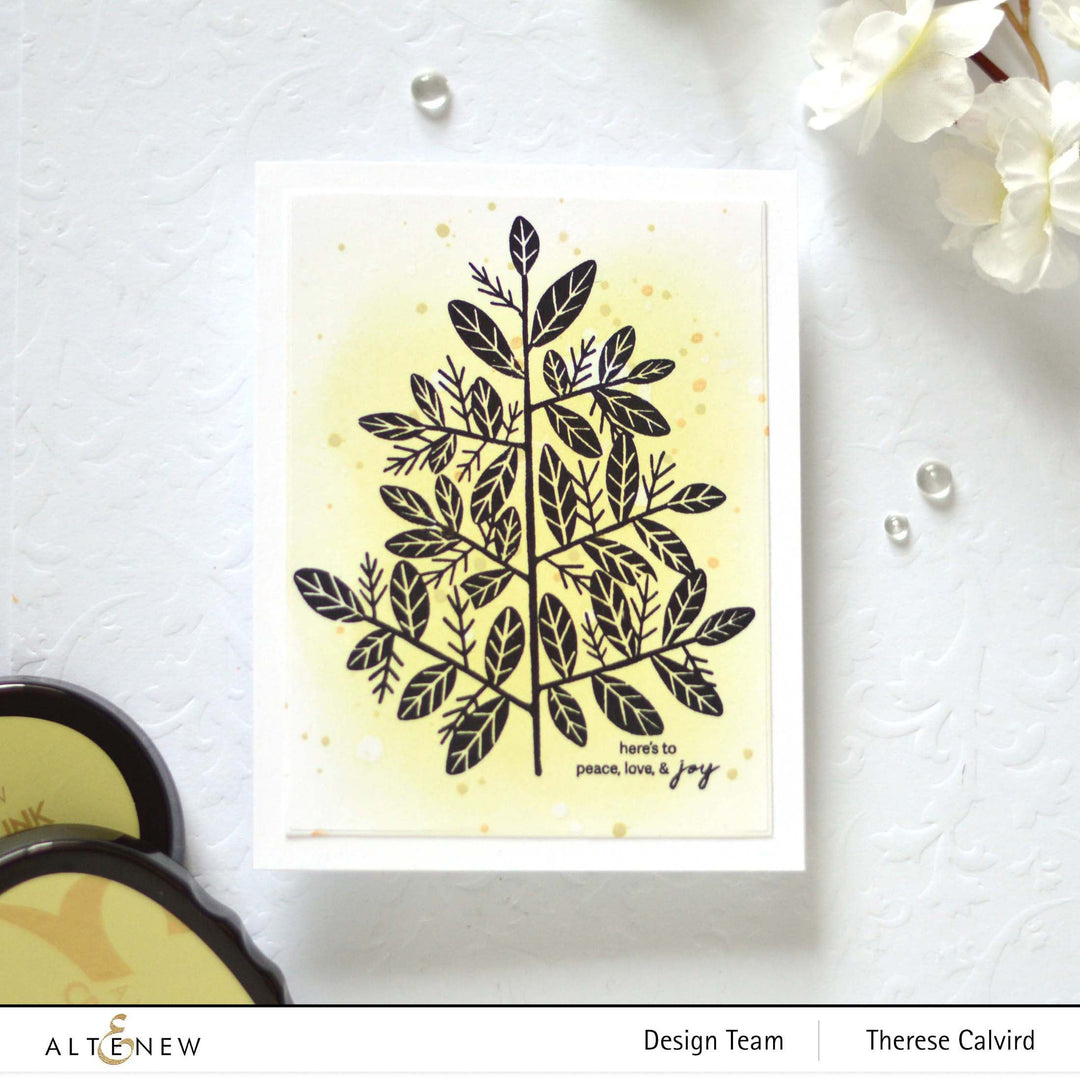 Stamp & Die & Stencil & Embossing Folder Bundle Mistletoe Wreath
